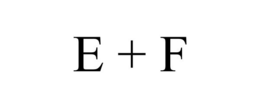 E + F trademark