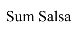 SUM SALSA trademark