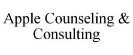 APPLE COUNSELING & CONSULTING trademark