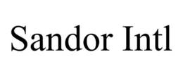 SANDOR INTL trademark