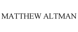 MATTHEW ALTMAN trademark