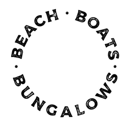 · BEACH · BOATS · BUNGALOWS trademark