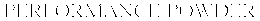 PERFORMANCE POWDER trademark