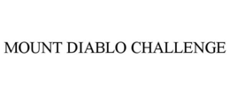MOUNT DIABLO CHALLENGE trademark