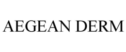 AEGEAN DERM trademark