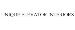 UNIQUE ELEVATOR INTERIORS trademark