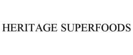 HERITAGE SUPERFOODS trademark