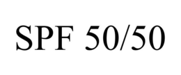 SPF 50/50 trademark