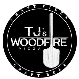 CRAFT PIZZA CRAFT BEER TJ'S WOODFIRE PIZZA trademark