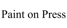 PAINT ON PRESS trademark