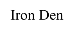 IRON DEN trademark