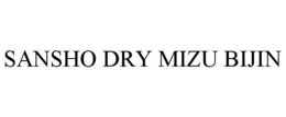 SANSHO DRY MIZU BIJIN trademark