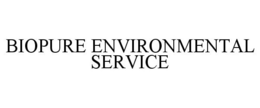 BIOPURE ENVIRONMENTAL SERVICE trademark