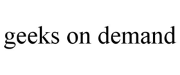 GEEKS ON DEMAND trademark