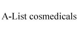 A-LIST COSMEDICALS trademark