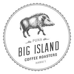 PUNA BIG ISLAND COFFEE ROASTERS HAWAI'I trademark