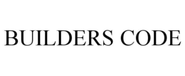 BUILDERS CODE trademark
