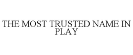 THE MOST TRUSTED NAME IN PLAY trademark