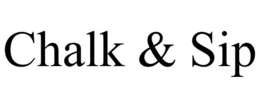 CHALK & SIP trademark