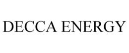 DECCA ENERGY trademark