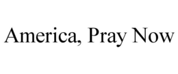 AMERICA, PRAY NOW trademark
