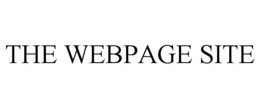 THE WEBPAGE SITE trademark