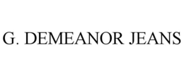 G. DEMEANOR JEANS trademark