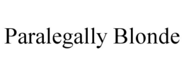 PARALEGALLY BLONDE trademark