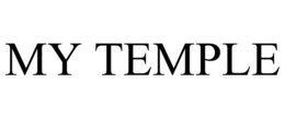 MY TEMPLE trademark