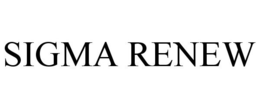 SIGMA RENEW trademark