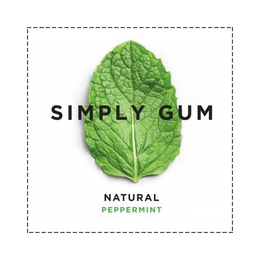 SIMPLY GUM NATURAL PEPPERMINT trademark