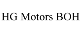HG MOTORS BOH trademark