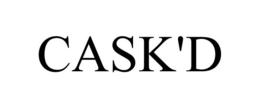 CASK'D trademark