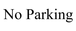NO PARKING trademark
