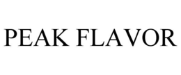 PEAK FLAVOR trademark