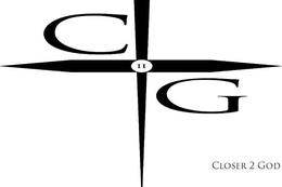 C II G CLOSER 2 GOD trademark