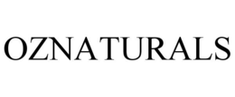 OZNATURALS trademark