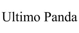 ULTIMO PANDA trademark