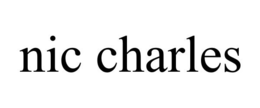 NIC CHARLES trademark