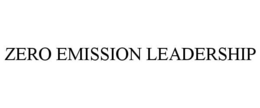 ZERO EMISSION LEADERSHIP trademark