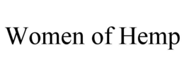 WOMEN OF HEMP trademark