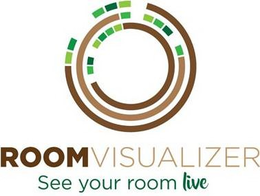 ROOMVISUALIZER SEE YOUR ROOM LIVE trademark