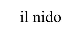 IL NIDO trademark