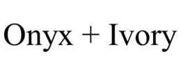 ONYX + IVORY trademark