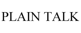 PLAIN TALK trademark