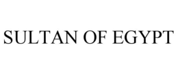 SULTAN OF EGYPT trademark