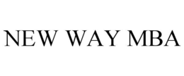 NEW WAY MBA trademark
