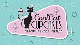 COOL CAT CUPCAKES NO DAIRY. NO EGGS. NONUTS trademark