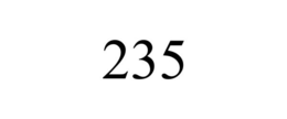 235 trademark