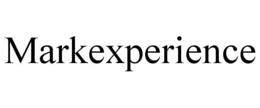 MARKEXPERIENCE trademark